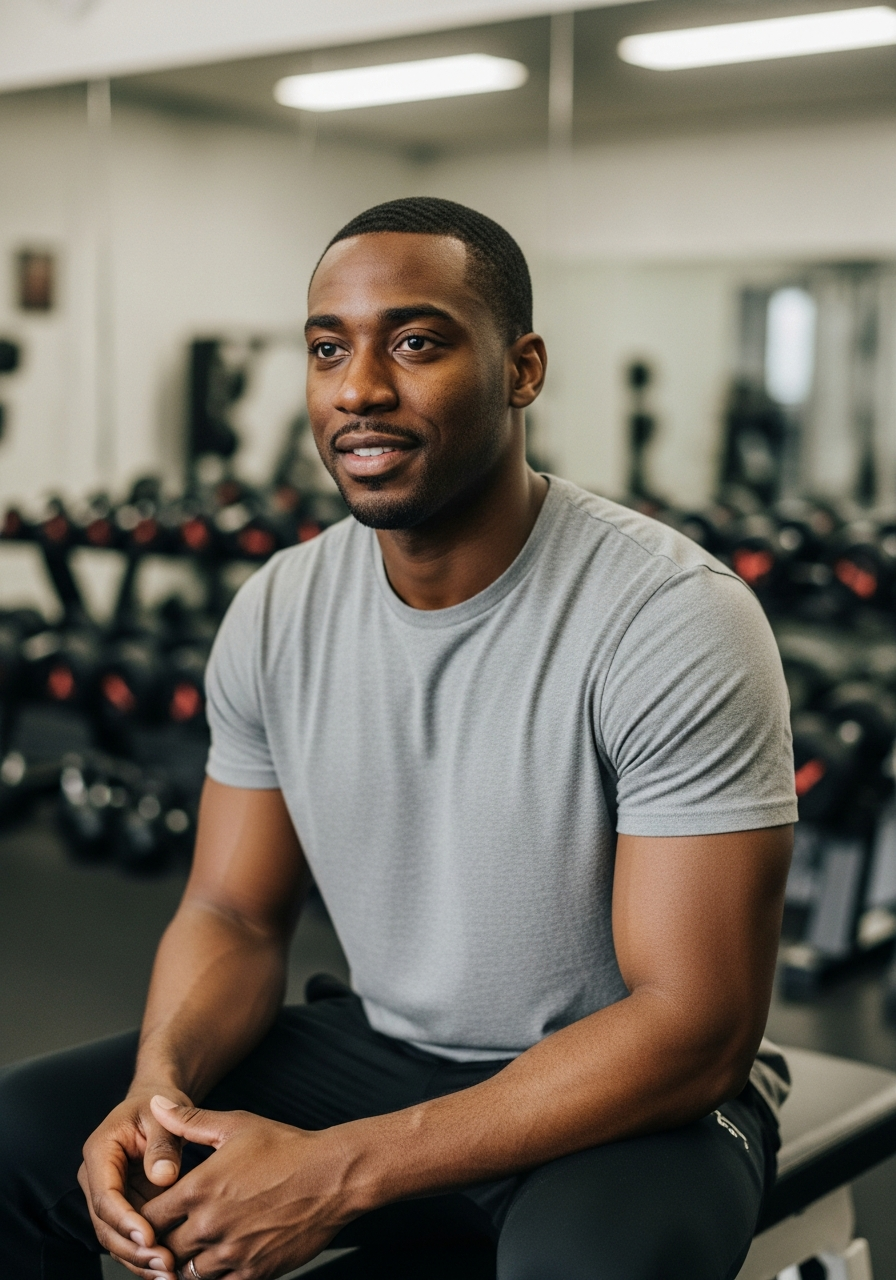 Personal trainer and gym owner on the training floor