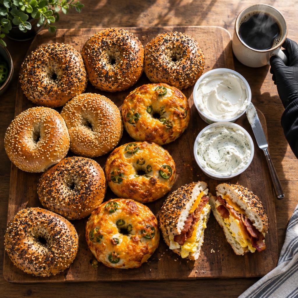 Example post image for a bagel shop in Colorado Springs, CO