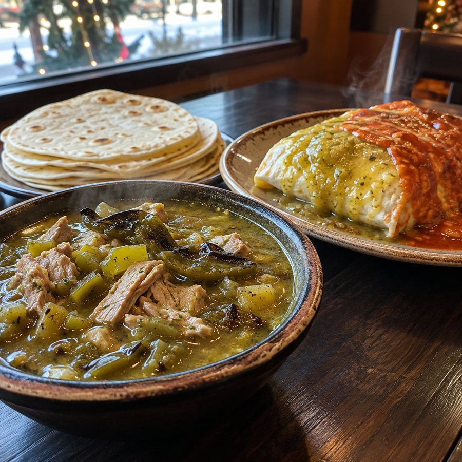 Example post image for a green chile restaurant in Denver, CO