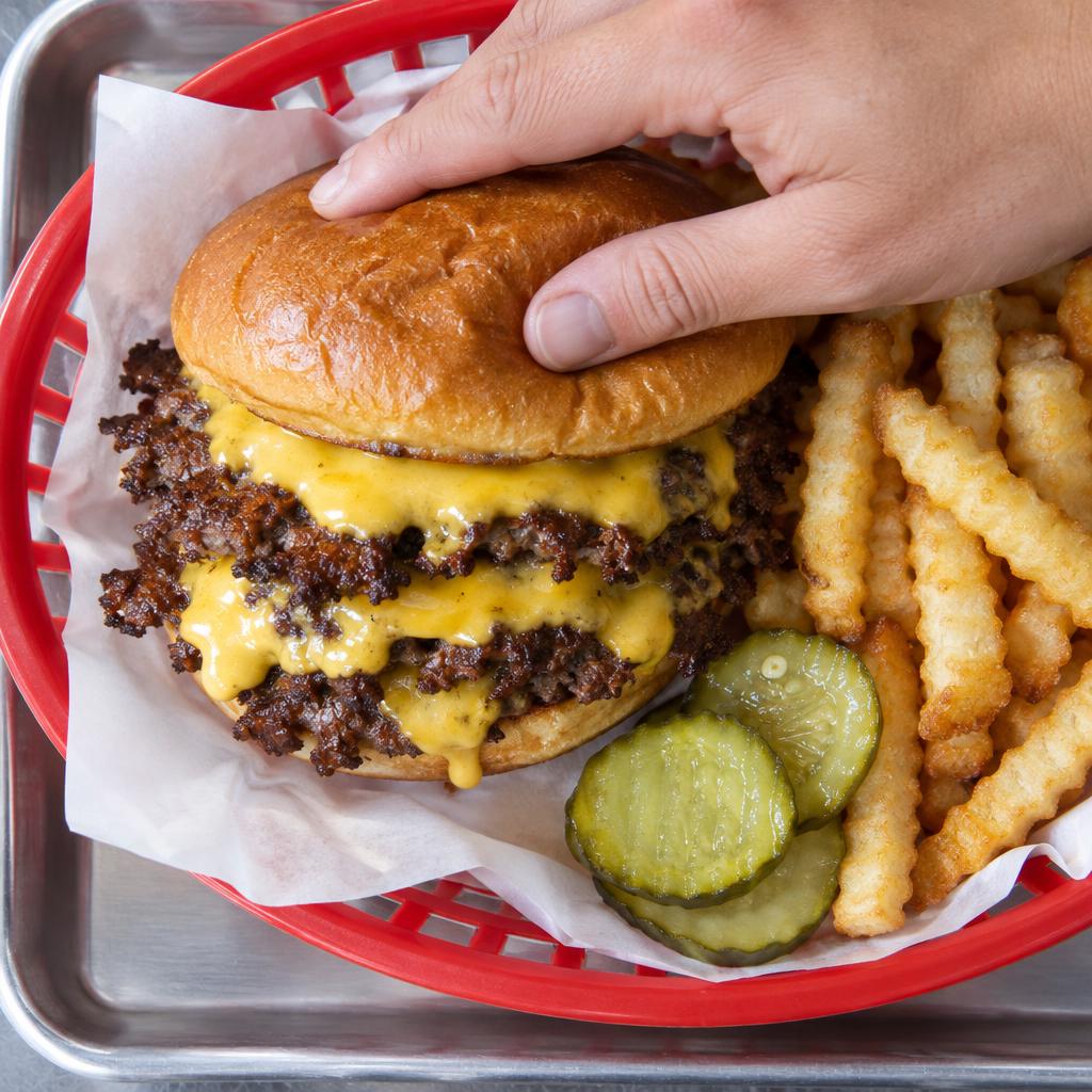 Example post image for a smash burger stand