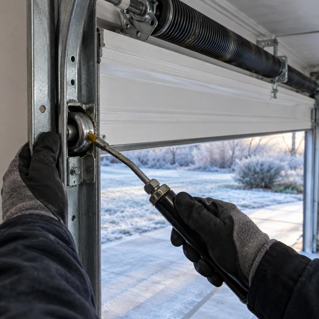 Example post image for a garage door repair company in Fort Worth, TX