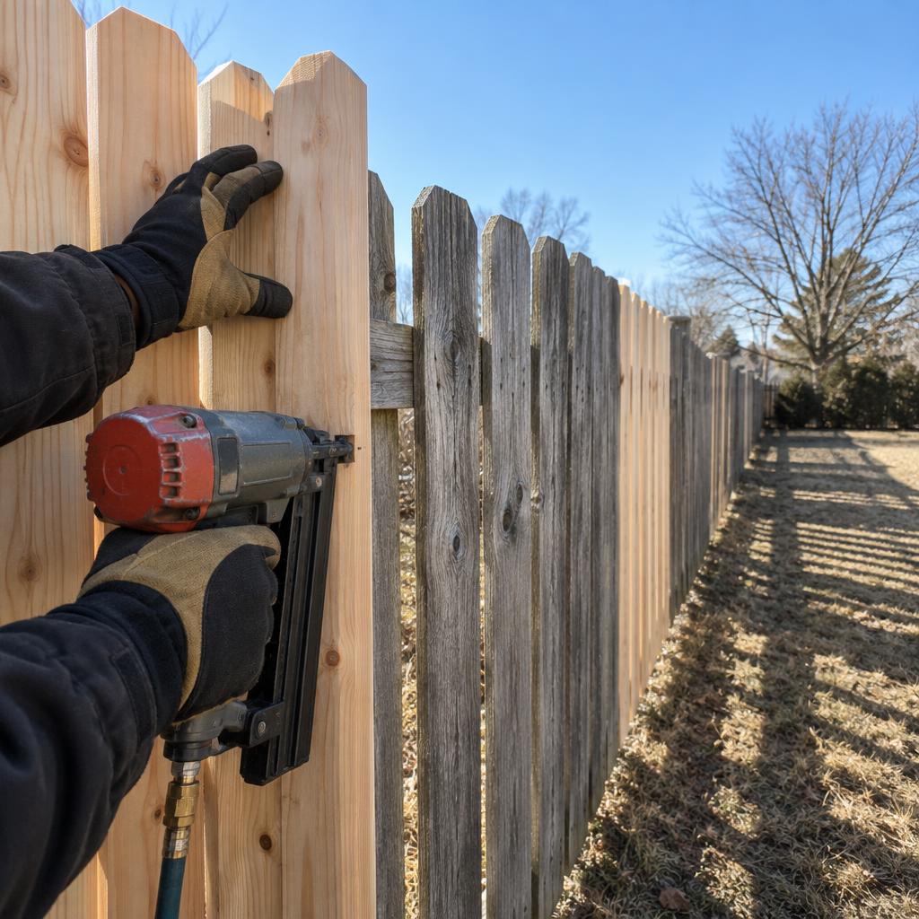 Example post image for a fence building and repair company in Garland, TX