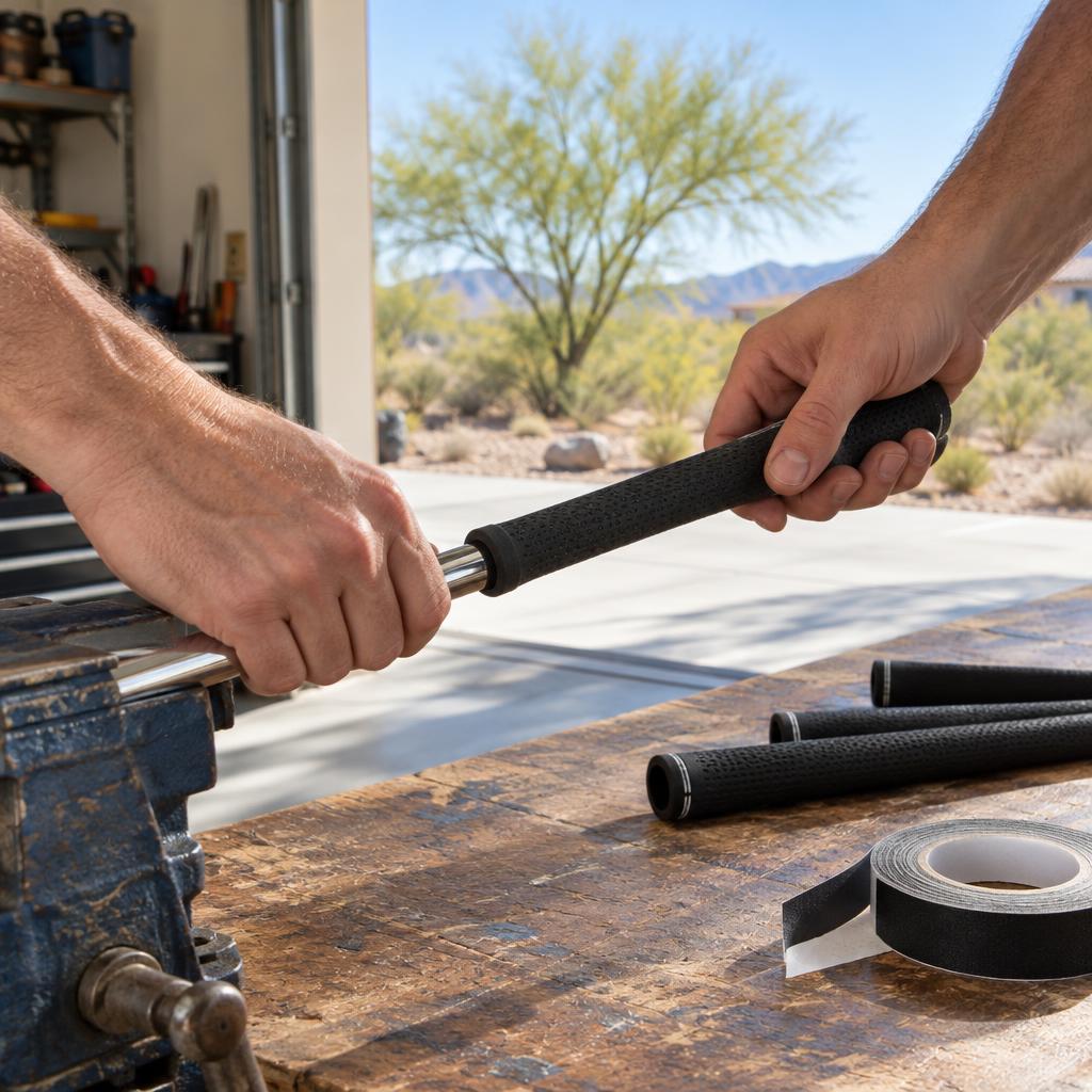 Example post image for a golf club fitting and repair shop