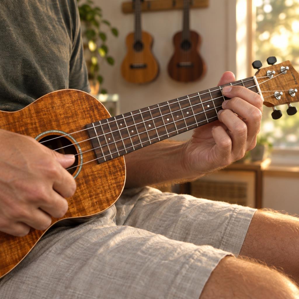 Example post image for a ukulele shop in Honolulu, HI
