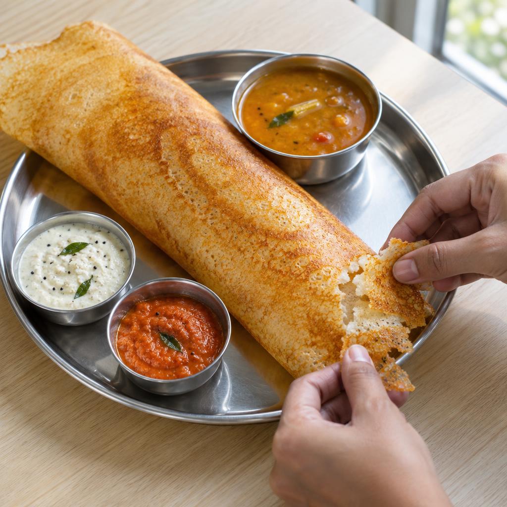 Example post image for a south indian dosa restaurant in Huntsville, AL