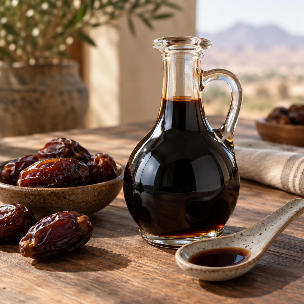 Example post image for a date-vinegar producer