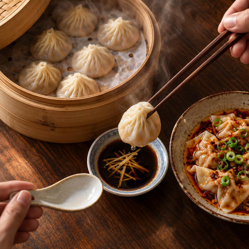 Example post image for a dumpling house in Irvine, CA