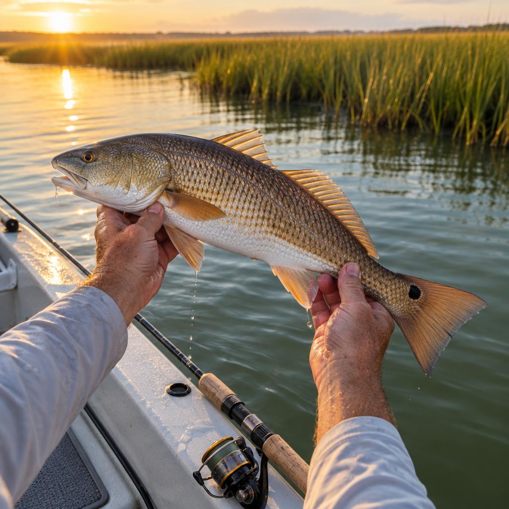 Example post image for a inshore fishing charter in Jacksonville, FL
