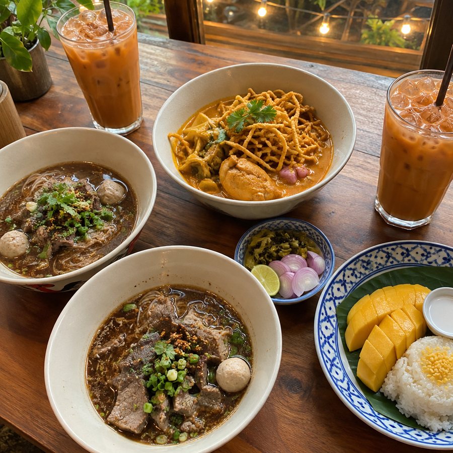 Example post image for a thai restaurant
