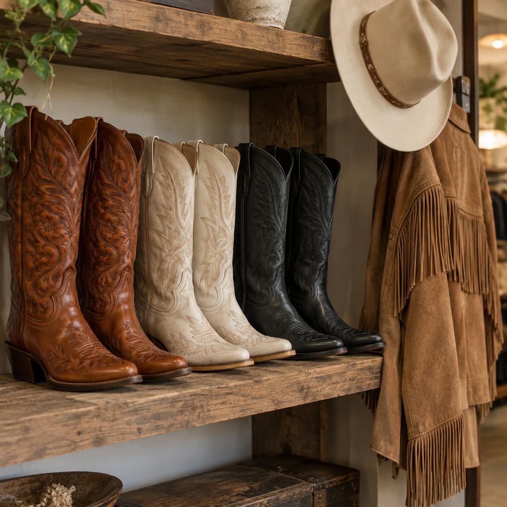 Example post image for a western wear and boot boutique