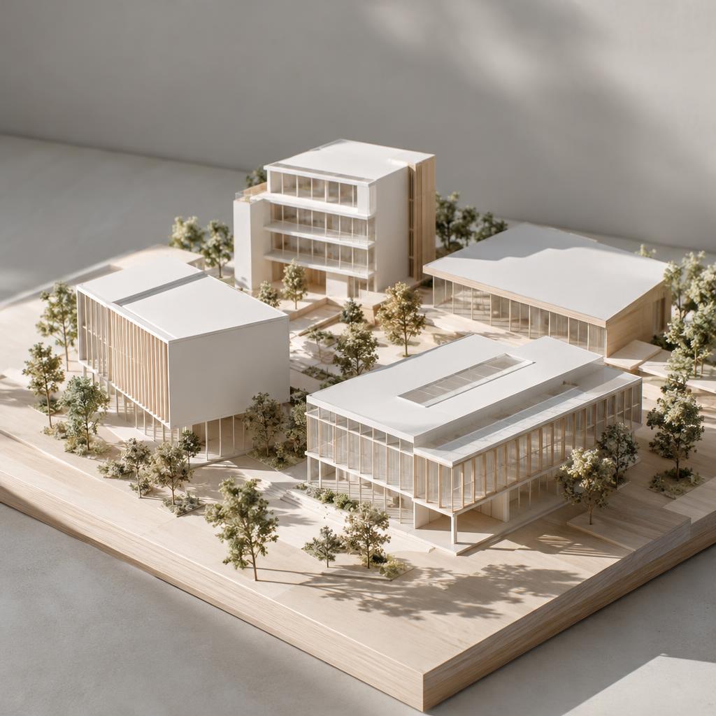 Example post image for a architectural model fabrication studio