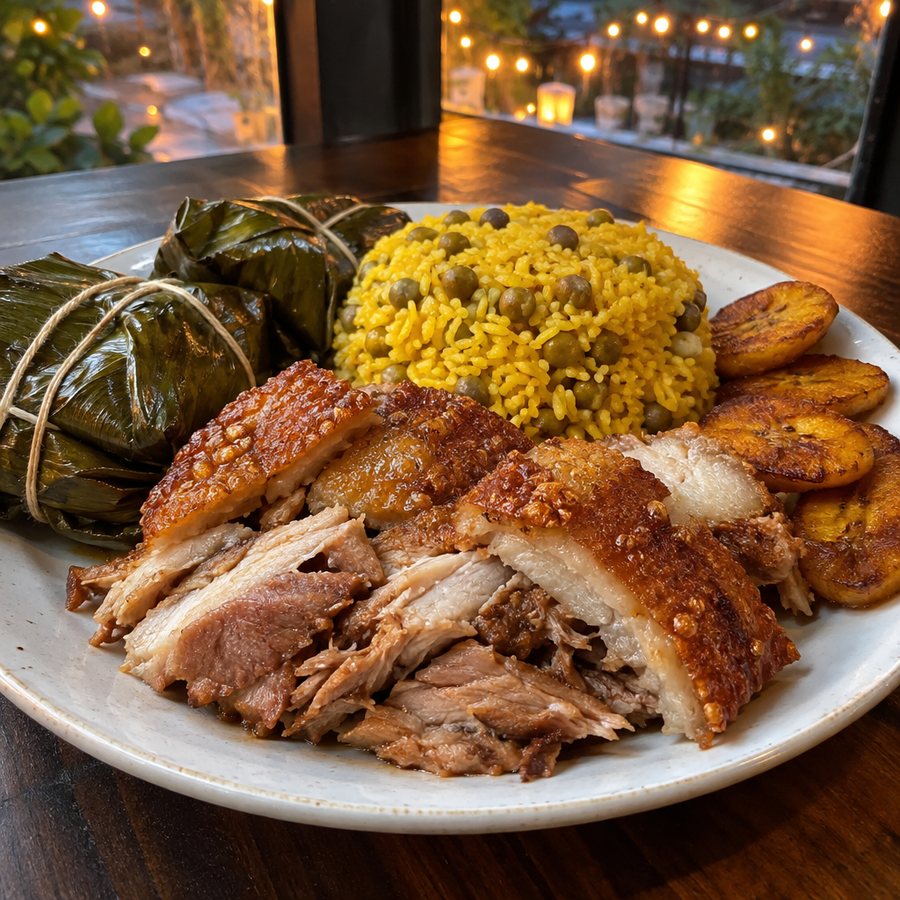 Example post image for a puerto rican restaurant in Orlando, FL