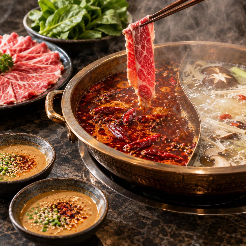 Example post image for a hot pot restaurant in Plano, TX