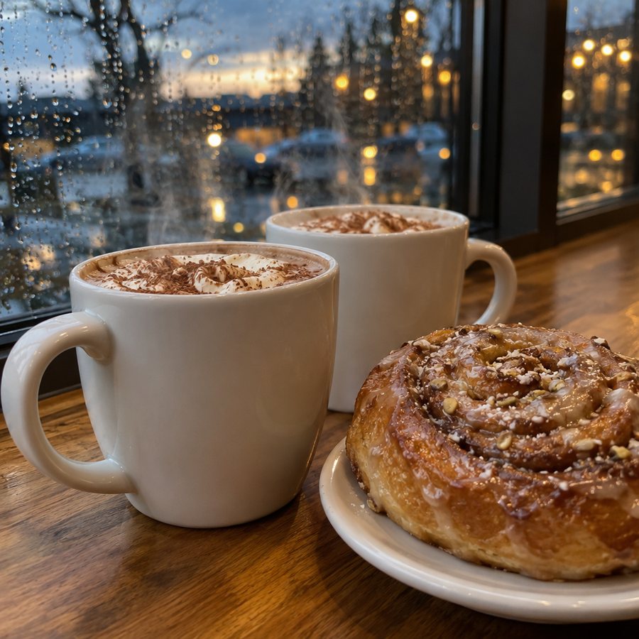 Example post image for a coffee shop in Portland, OR