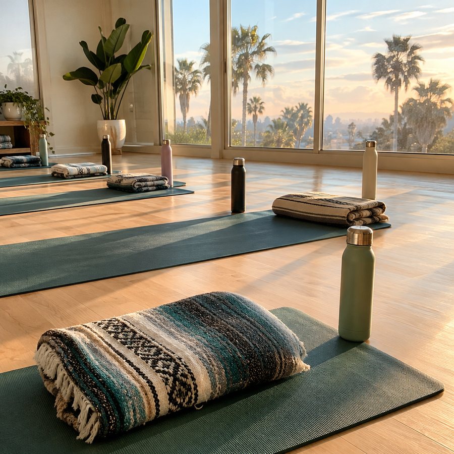 Example post image for a yoga studio in San Diego, CA