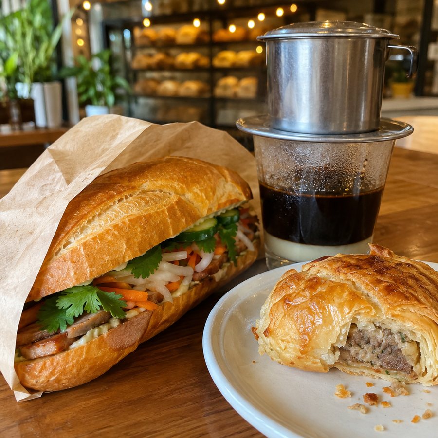 Example post image for a vietnamese bakery and bánh mì shop