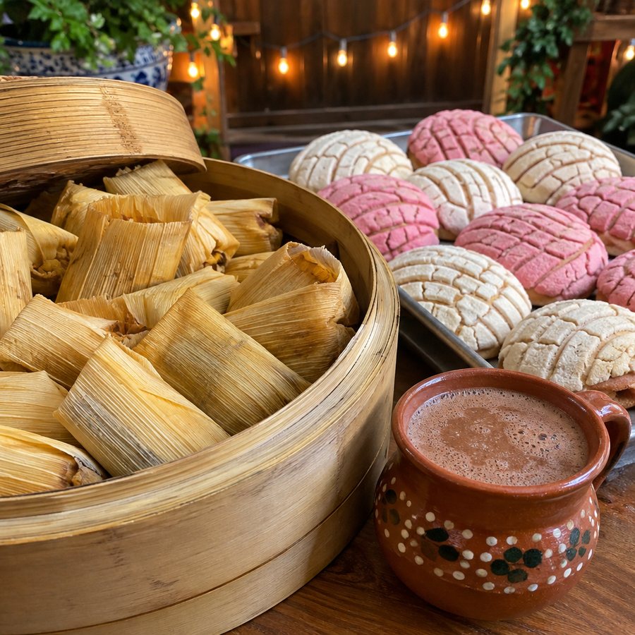 Example post image for a panadería and tamale shop
