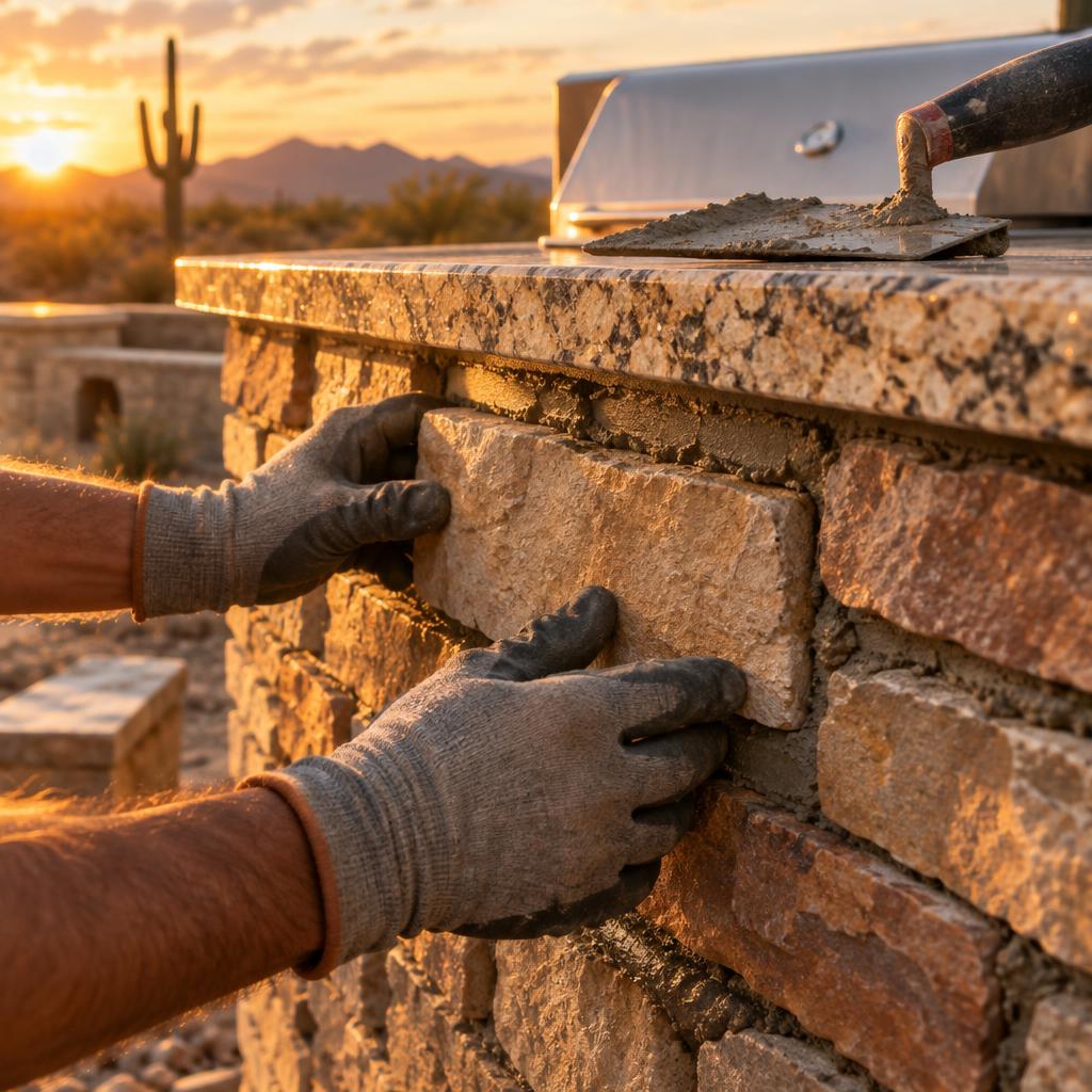 Example post image for a outdoor kitchen and patio builder in Scottsdale, AZ