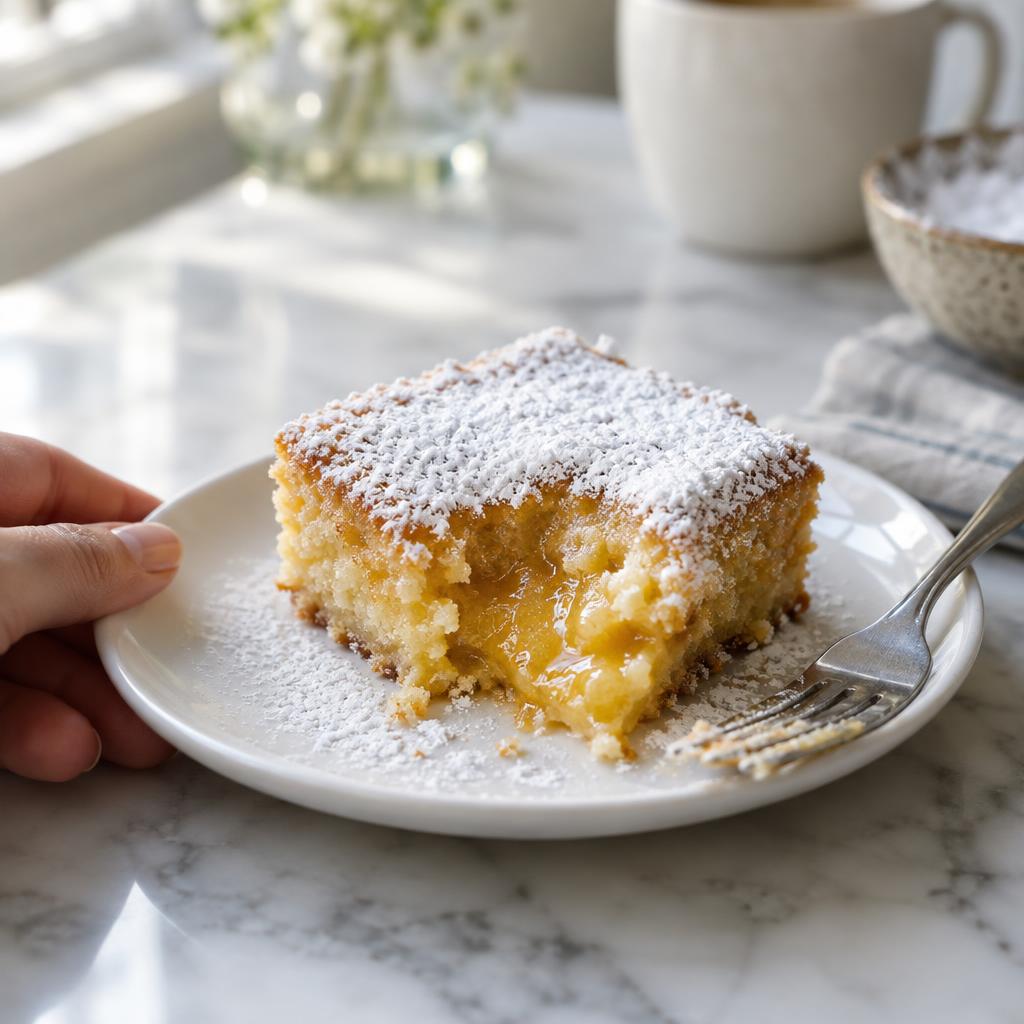 Example post image for a gooey butter cake bakery