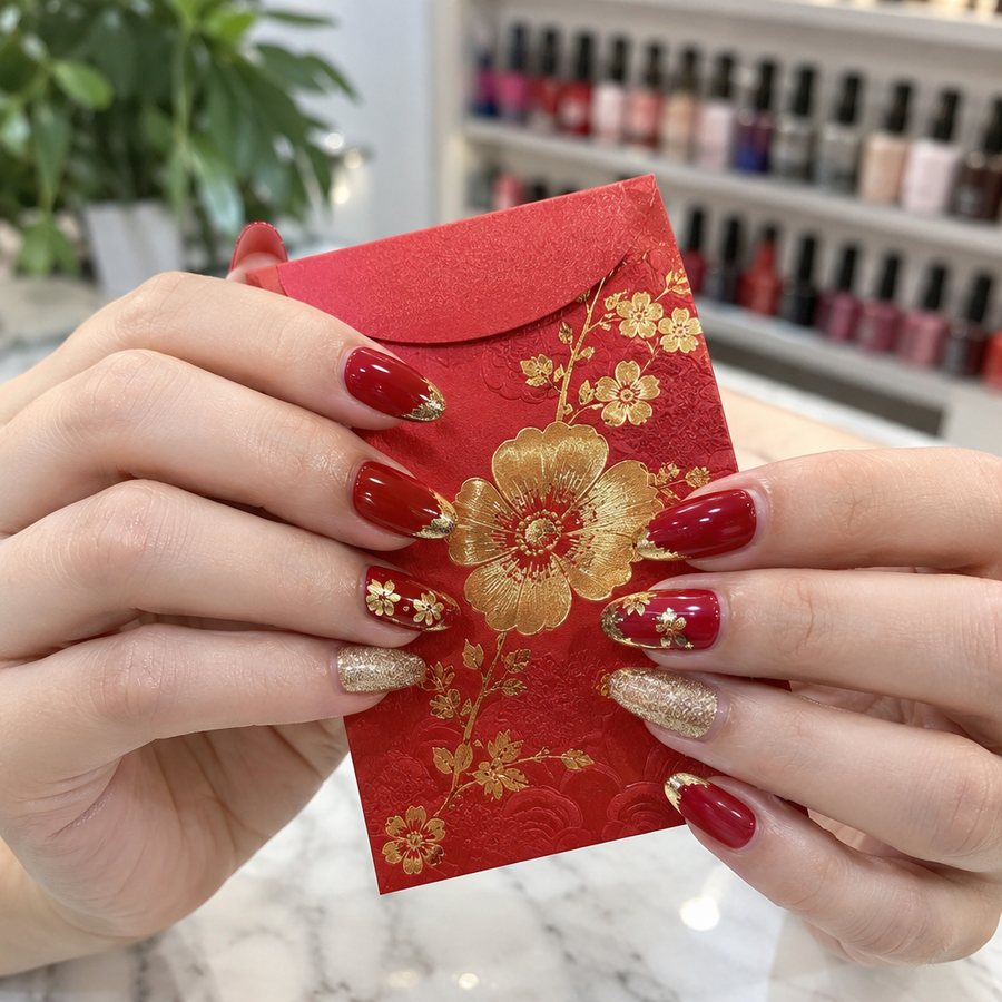 Hình bài mẫu cho tiệm nail ở Houston