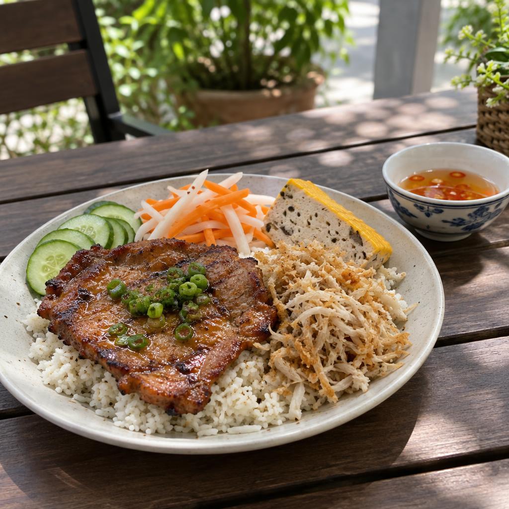 Hình bài mẫu cho quán cơm tấm ở Sacramento