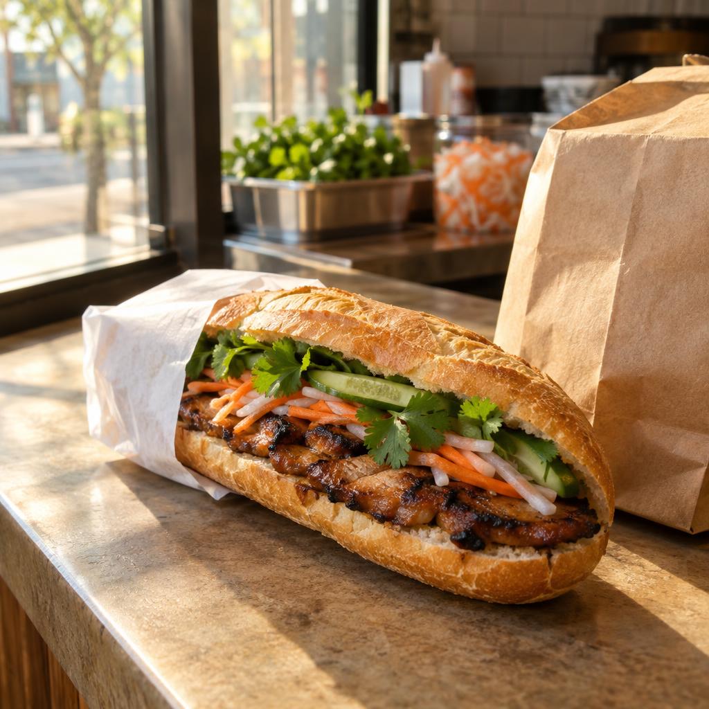 Hình bài mẫu cho tiệm bánh mì ở San Diego