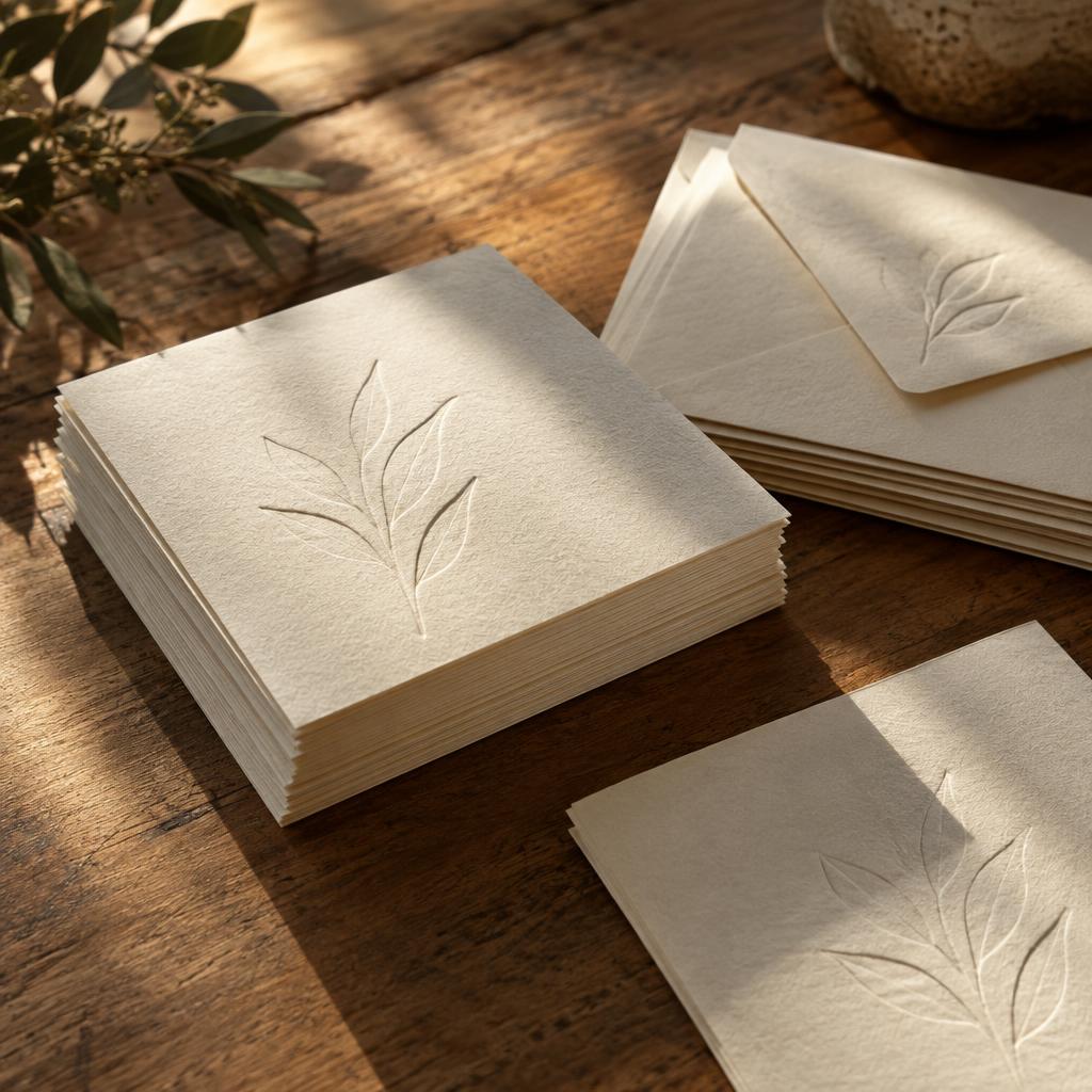 Example post image for a letterpress stationery studio in Winston-Salem, NC